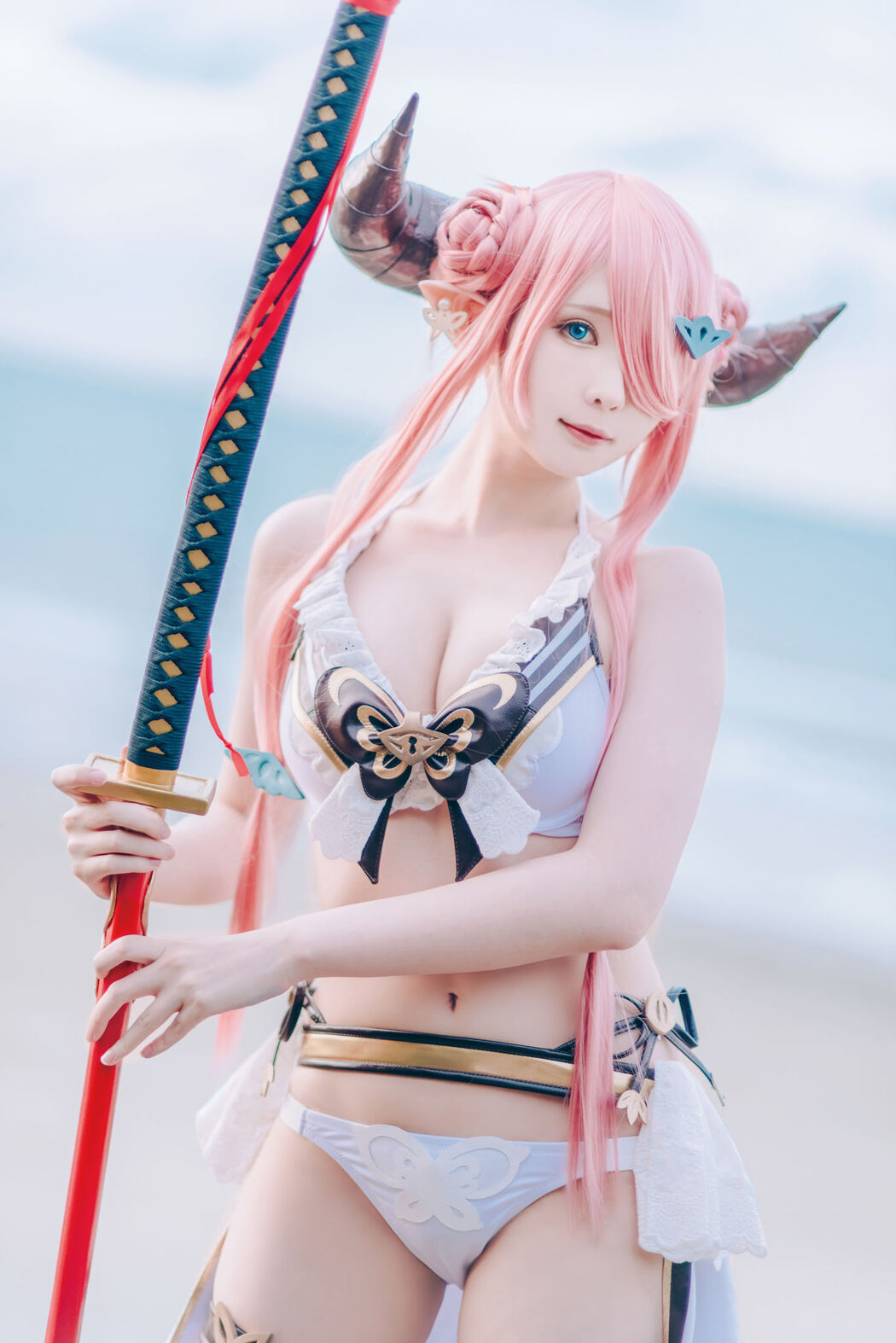 [Internet celebrity COSER photo] Weibo girl Zhishuangyue shimo - Granblue Fantasy Narmea