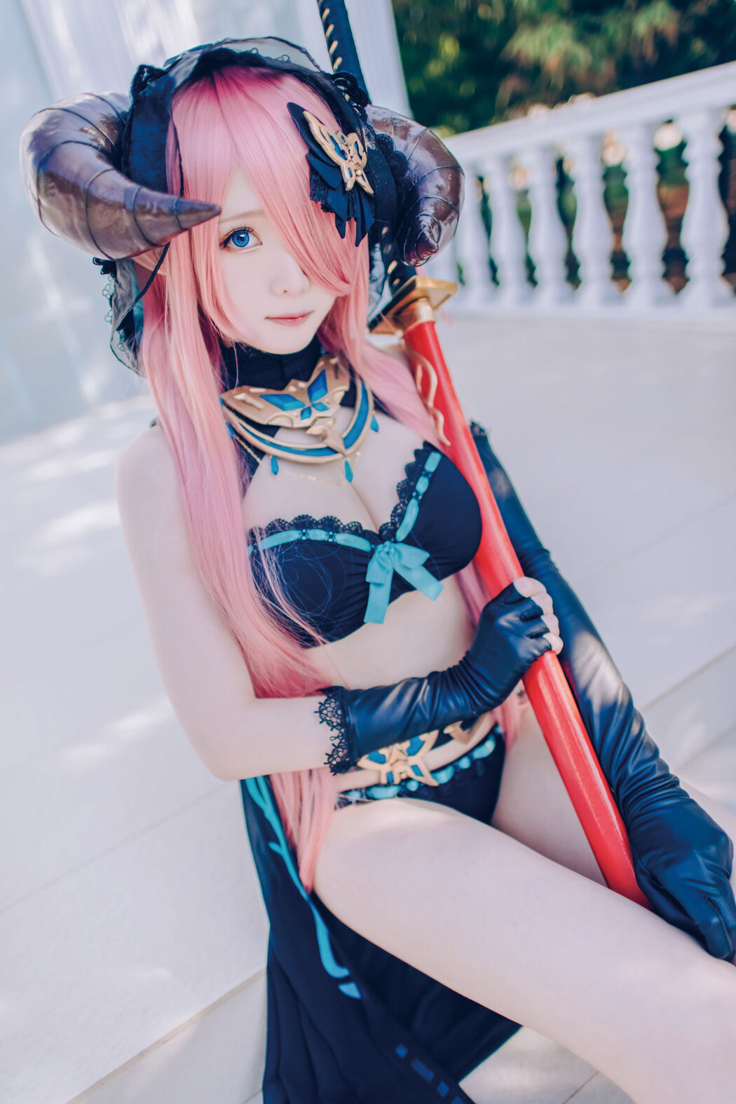 [Internet celebrity COSER photo] Weibo girl Zhishuangyue shimo - Granblue Fantasy Narmea