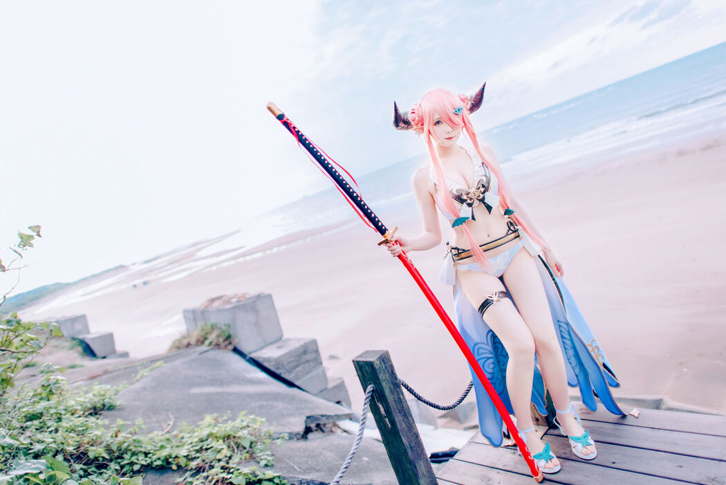 [Internet celebrity COSER photo] Weibo girl Zhishuangyue shimo - Granblue Fantasy Narmea