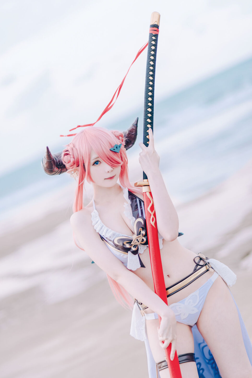 [Internet celebrity COSER photo] Weibo girl Zhishuangyue shimo - Granblue Fantasy Narmea