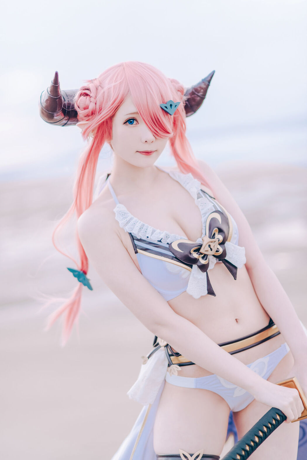 [Internet celebrity COSER photo] Weibo girl Zhishuangyue shimo - Granblue Fantasy Narmea