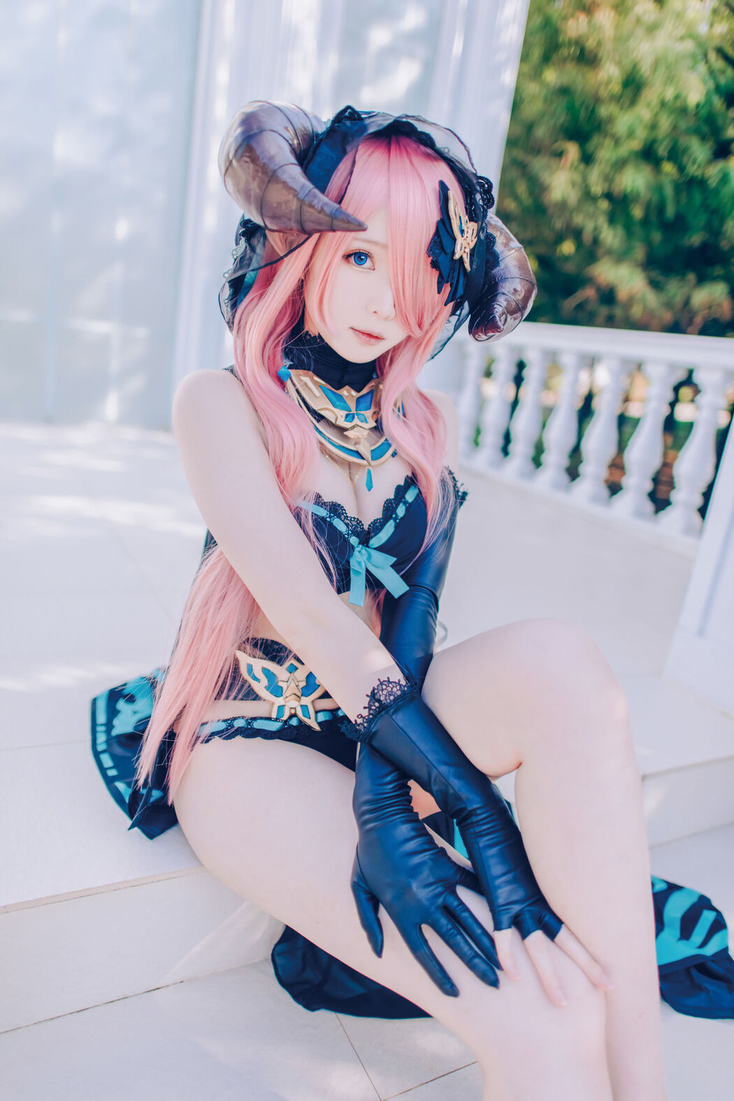 [Internet celebrity COSER photo] Weibo girl Zhishuangyue shimo - Granblue Fantasy Narmea