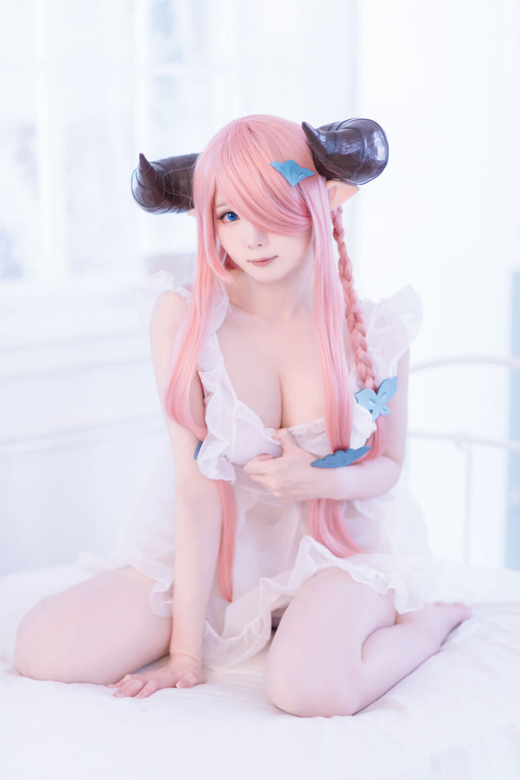 [Internet celebrity COSER photo] Weibo girl Zhishuangyue shimo - Granblue Fantasy Narmea