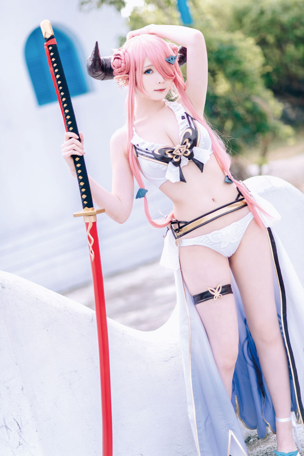 [Internet celebrity COSER photo] Weibo girl Zhishuangyue shimo - Granblue Fantasy Narmea