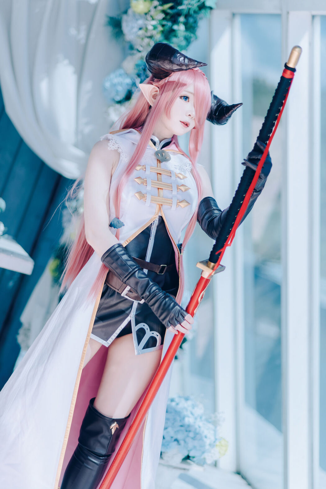 [Internet celebrity COSER photo] Weibo girl Zhishuangyue shimo - Granblue Fantasy Narmea