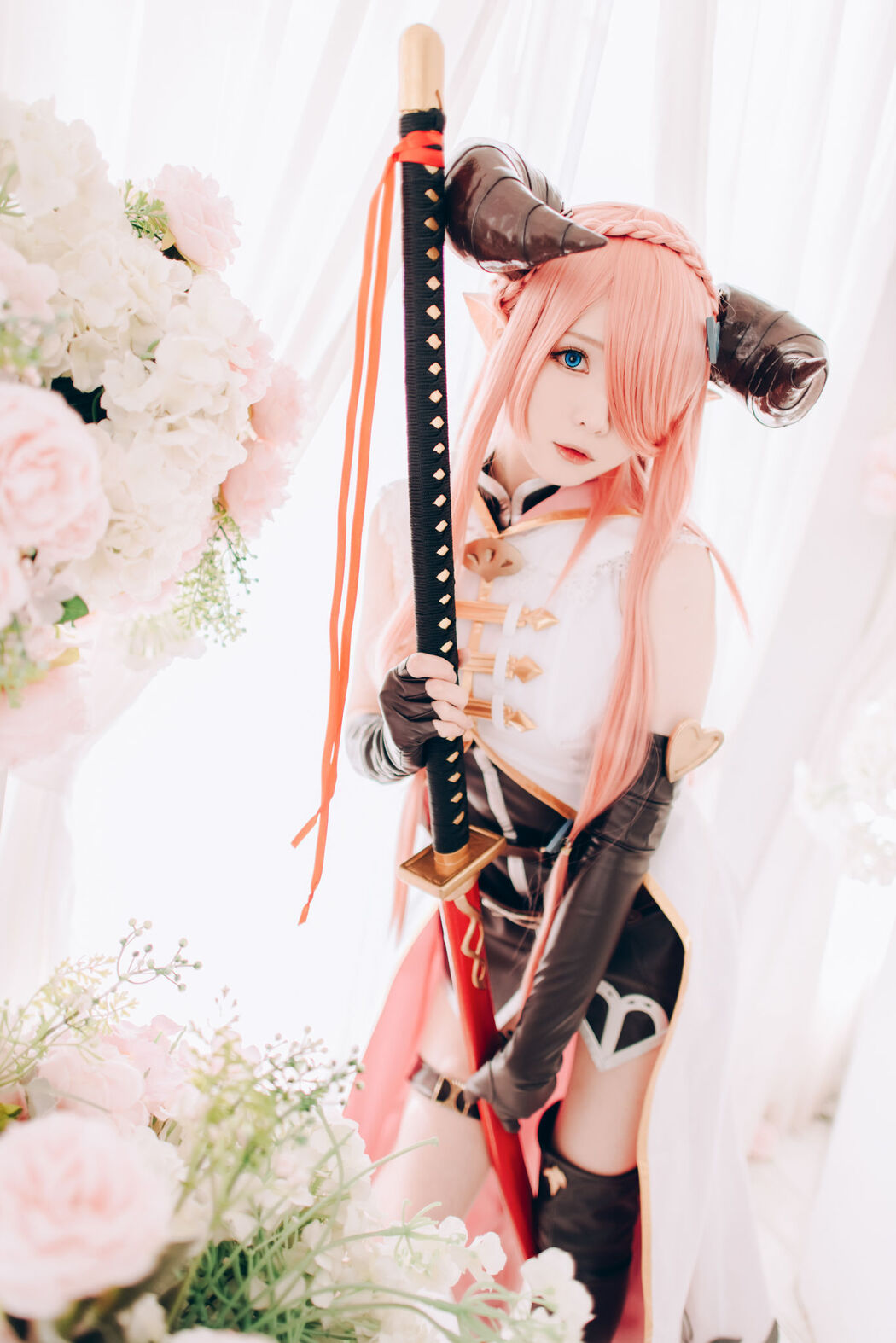 [Internet celebrity COSER photo] Weibo girl Zhishuangyue shimo - Granblue Fantasy Narmea