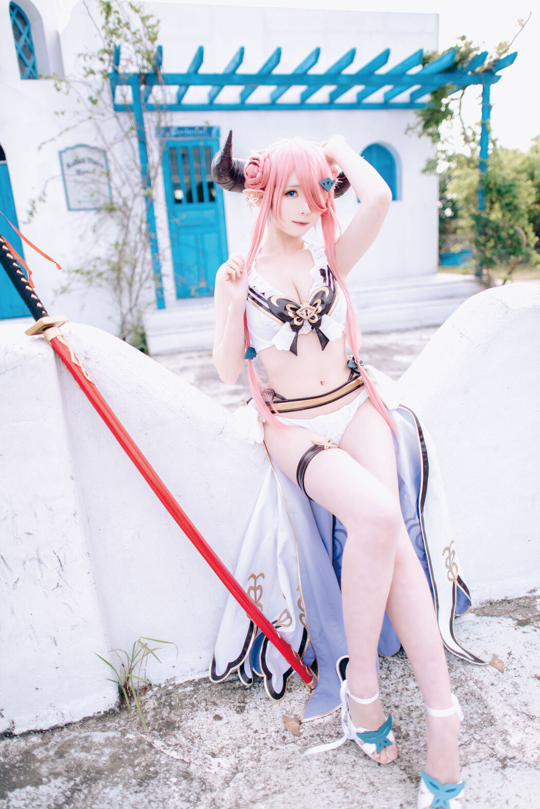 [Internet celebrity COSER photo] Weibo girl Zhishuangyue shimo - Granblue Fantasy Narmea