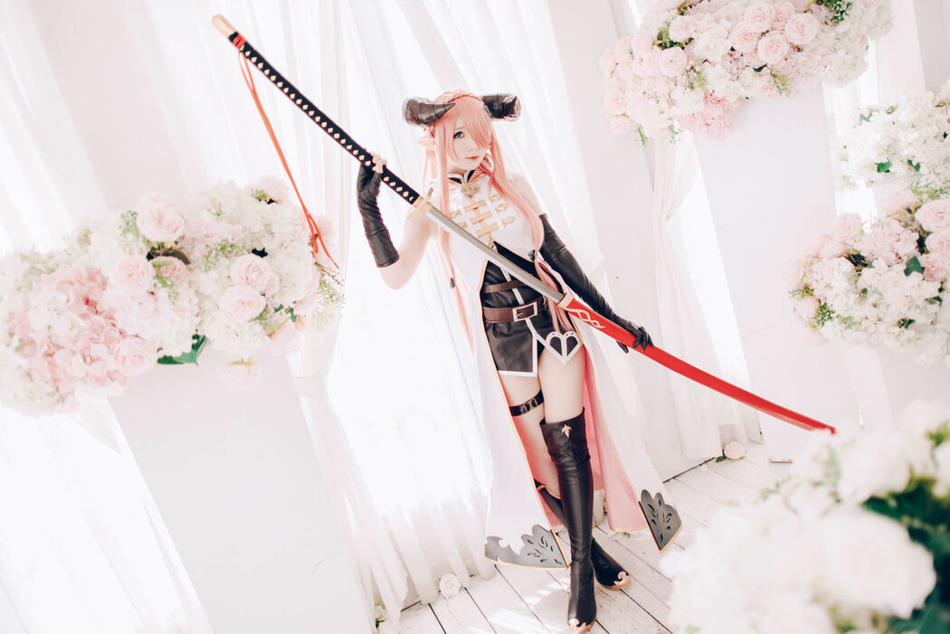 [Internet celebrity COSER photo] Weibo girl Zhishuangyue shimo - Granblue Fantasy Narmea