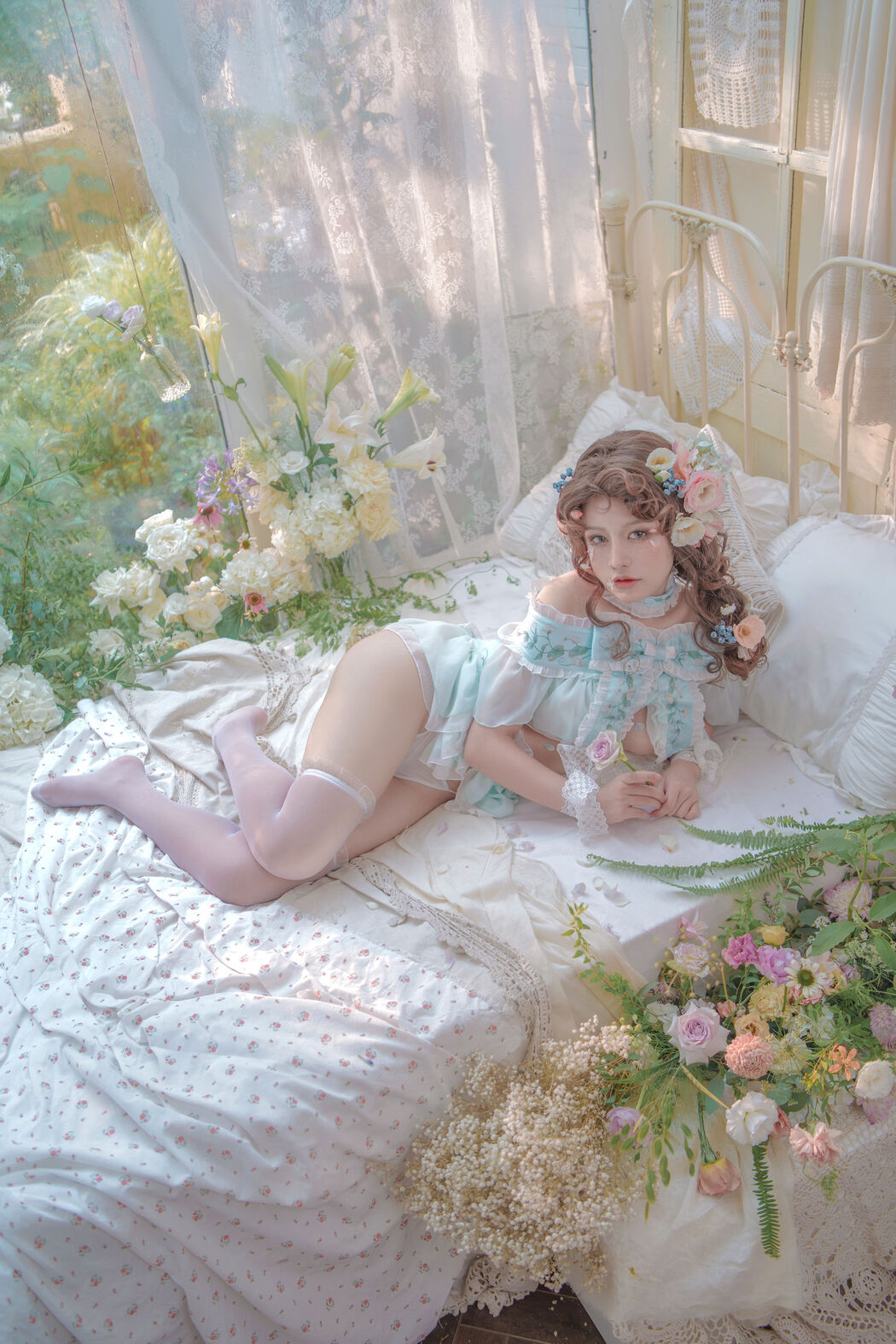 [Net Celebrity COSER Photo] A Smile and Fragrance Photo-Princess Pea