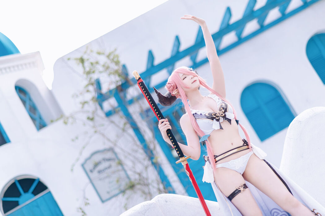 [Internet celebrity COSER photo] Weibo girl Zhishuangyue shimo - Granblue Fantasy Narmea