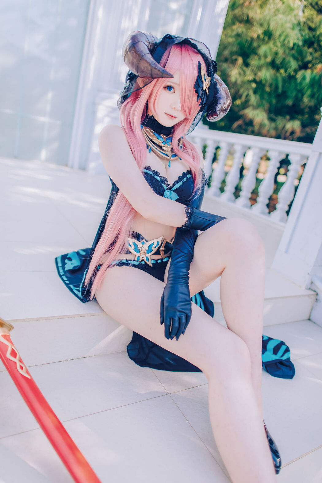 [Internet celebrity COSER photo] Weibo girl Zhishuangyue shimo - Granblue Fantasy Narmea