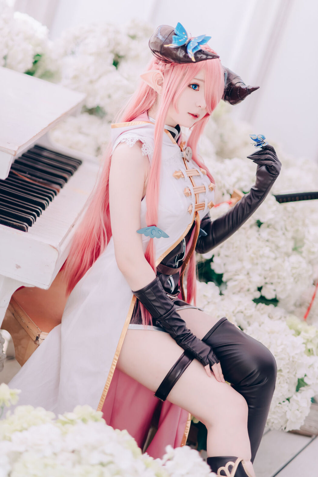 [Internet celebrity COSER photo] Weibo girl Zhishuangyue shimo - Granblue Fantasy Narmea