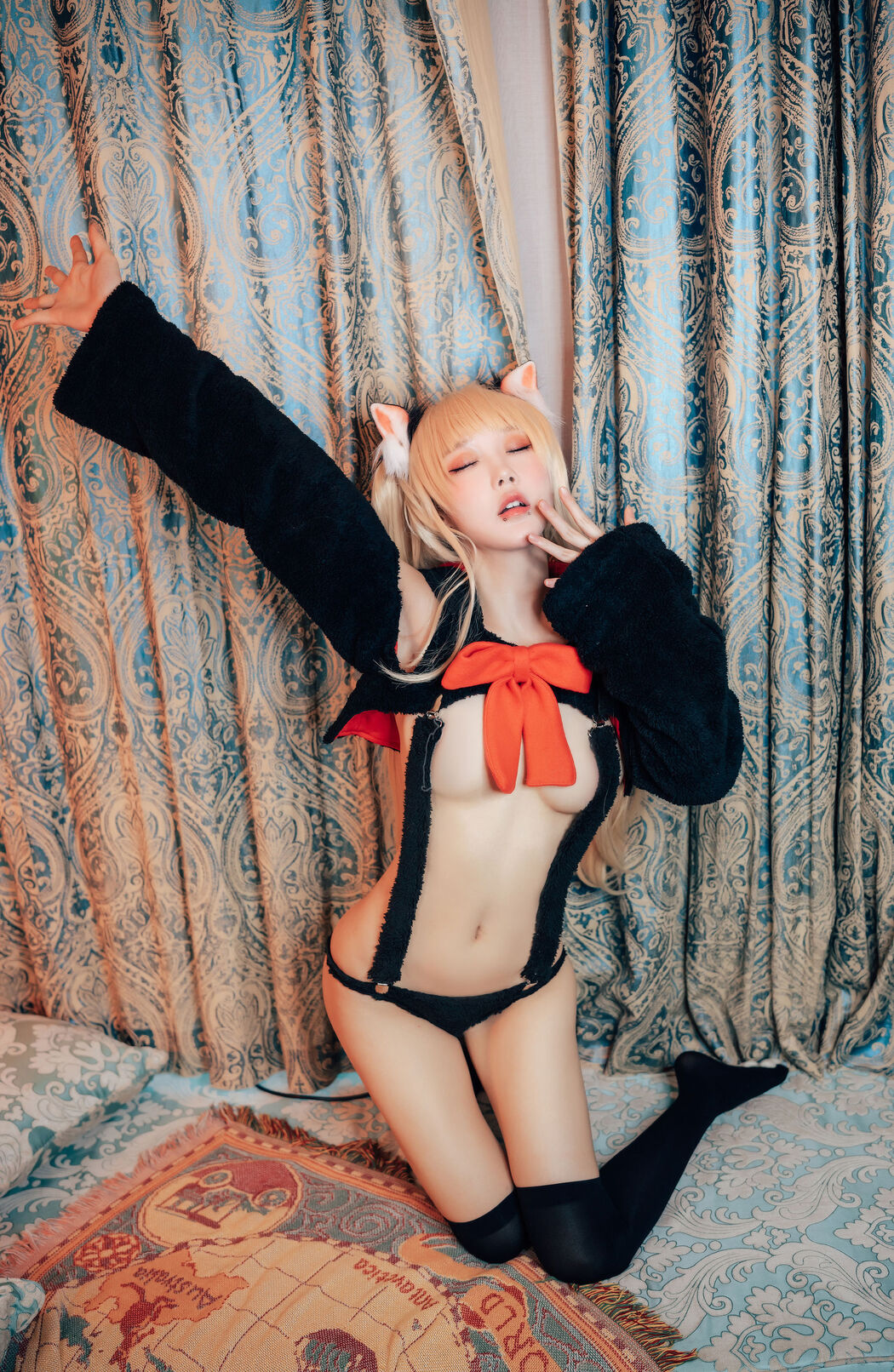 [Net Red COSER Photo] Anime blogger A Bao is also a rabbit girl - what kind of evil can a kitten have?