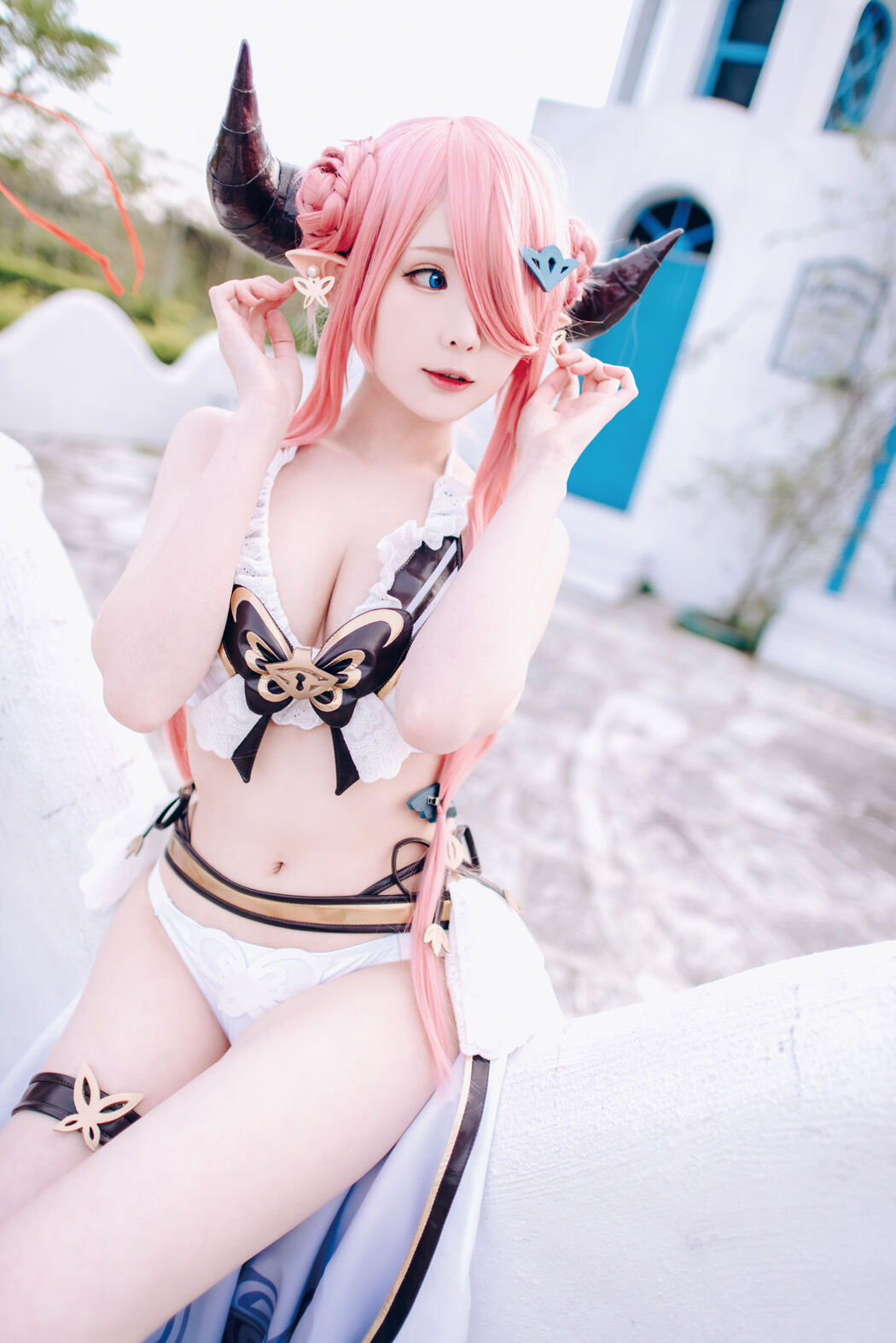 [Internet celebrity COSER photo] Weibo girl Zhishuangyue shimo - Granblue Fantasy Narmea