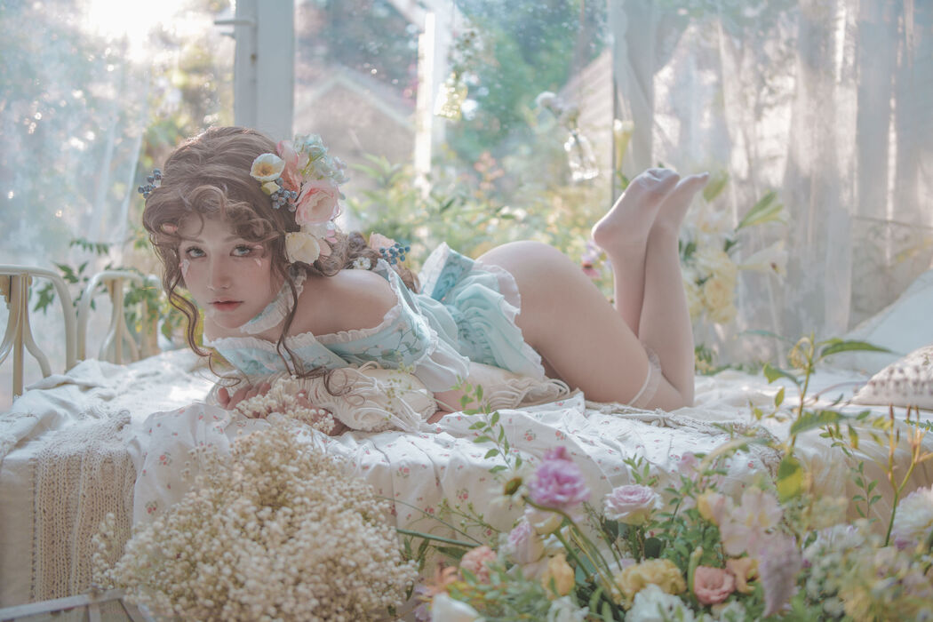 [Net Celebrity COSER Photo] A Smile and Fragrance Photo-Princess Pea