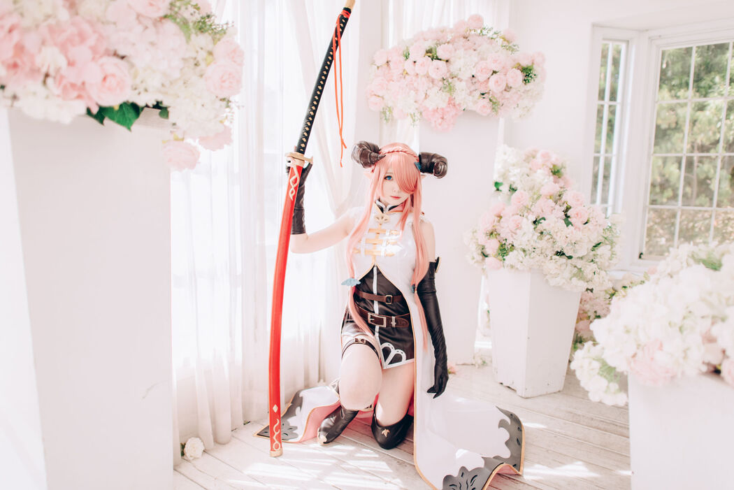 [Internet celebrity COSER photo] Weibo girl Zhishuangyue shimo - Granblue Fantasy Narmea