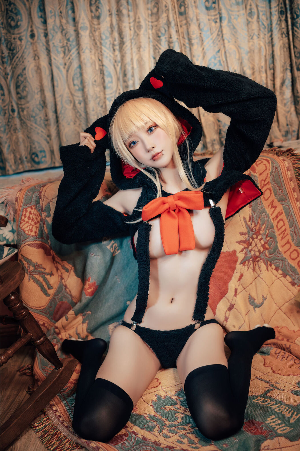 [Net Red COSER Photo] Anime blogger A Bao is also a rabbit girl - what kind of evil can a kitten have?