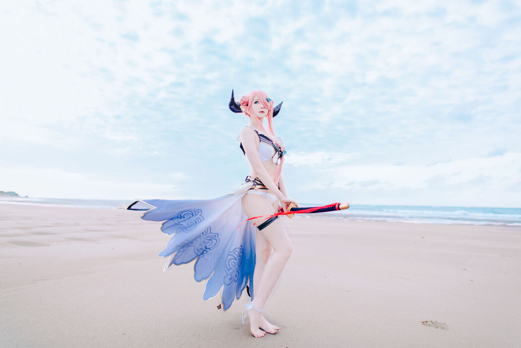 [Internet celebrity COSER photo] Weibo girl Zhishuangyue shimo - Granblue Fantasy Narmea