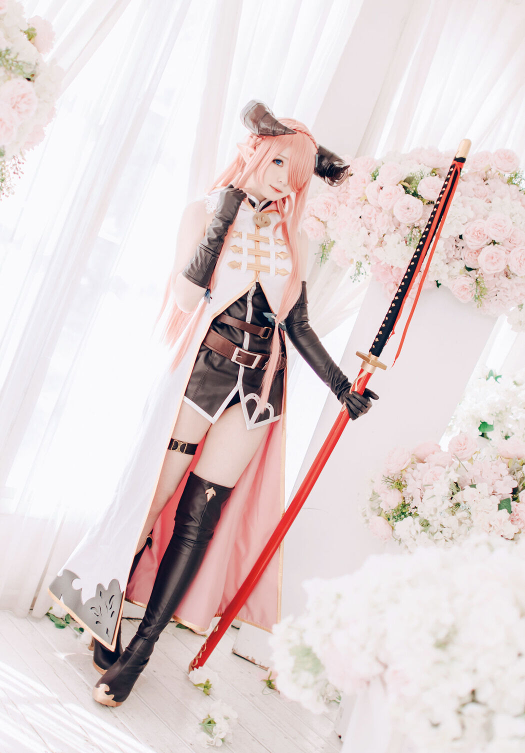 [Internet celebrity COSER photo] Weibo girl Zhishuangyue shimo - Granblue Fantasy Narmea