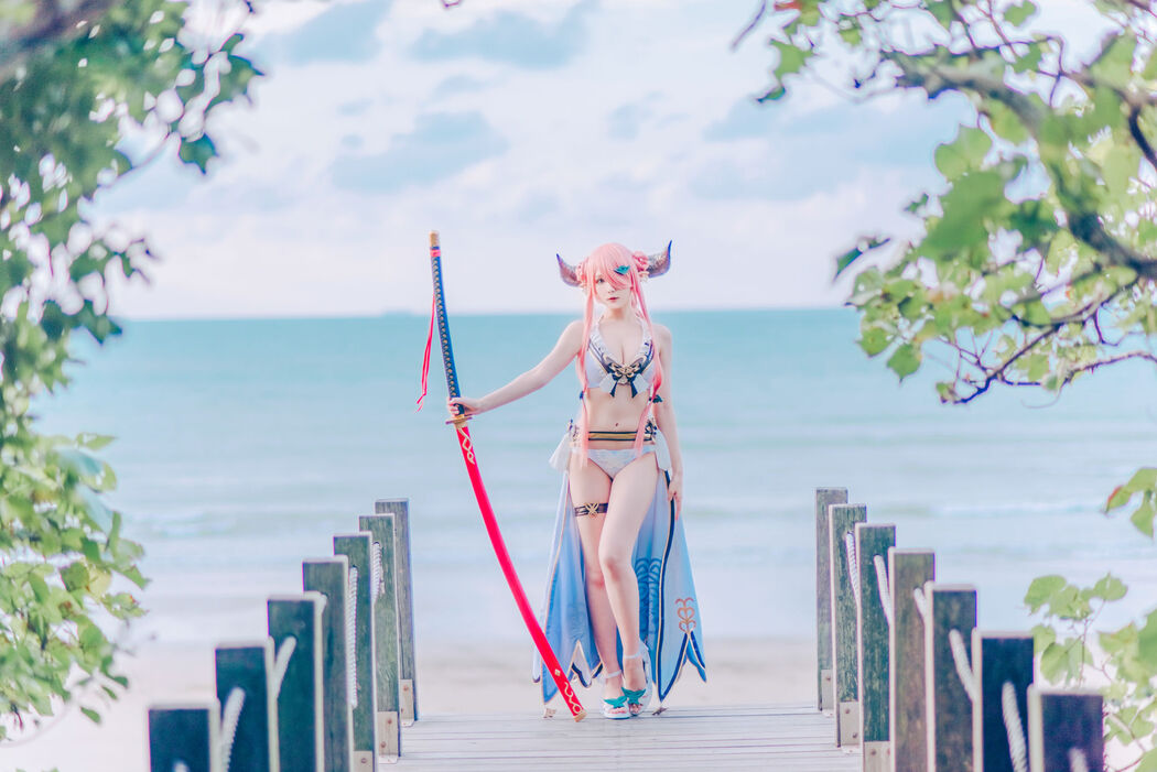 [Internet celebrity COSER photo] Weibo girl Zhishuangyue shimo - Granblue Fantasy Narmea