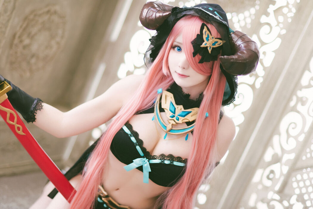 [Internet celebrity COSER photo] Weibo girl Zhishuangyue shimo - Granblue Fantasy Narmea