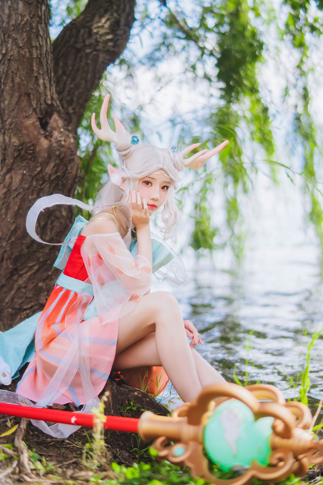 [Net Red COSER Photo] Cherry Peach Meow - Deer