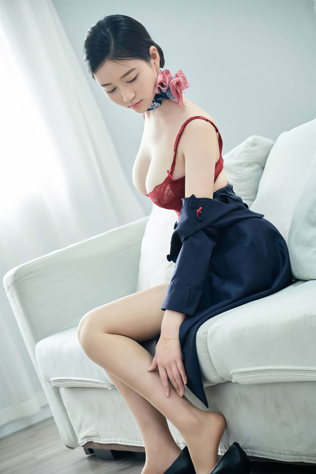 Coser@年年Nnian – 空姐 Part1