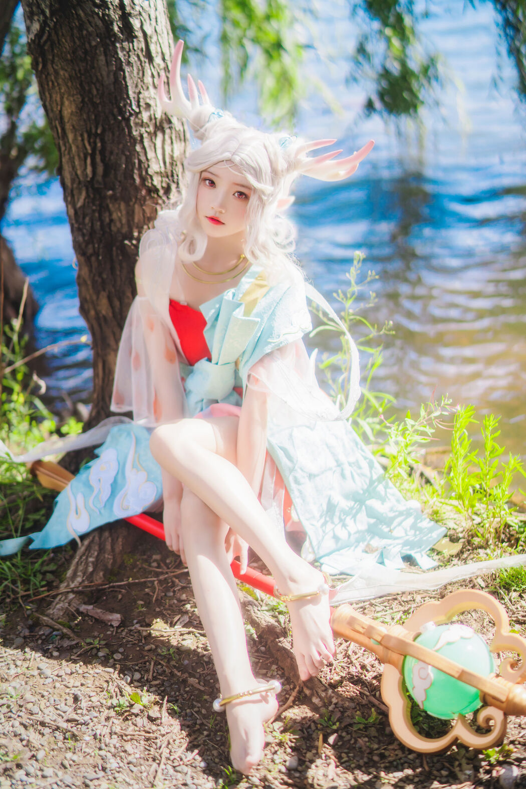 [Net Red COSER Photo] Cherry Peach Meow - Deer