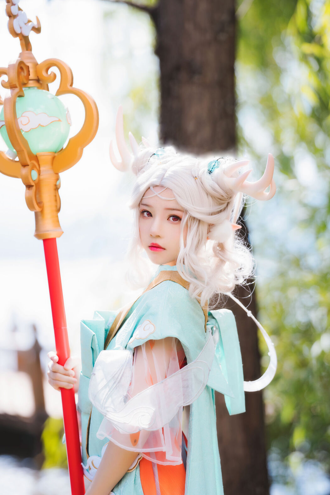 [Net Red COSER Photo] Cherry Peach Meow - Deer