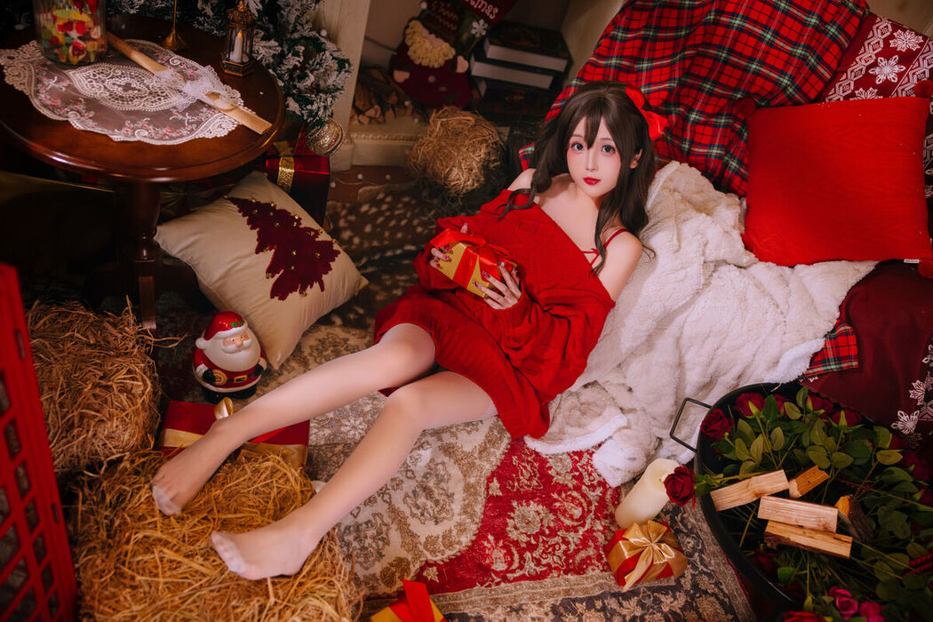 Coser@日奈娇 – 圣诞毛衣AB Part2