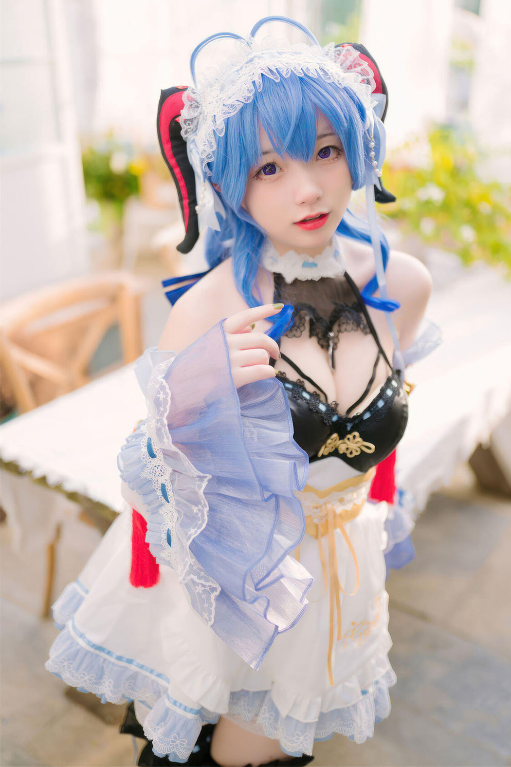 Coser@花铃 – 甘雨女仆 Cover Photo