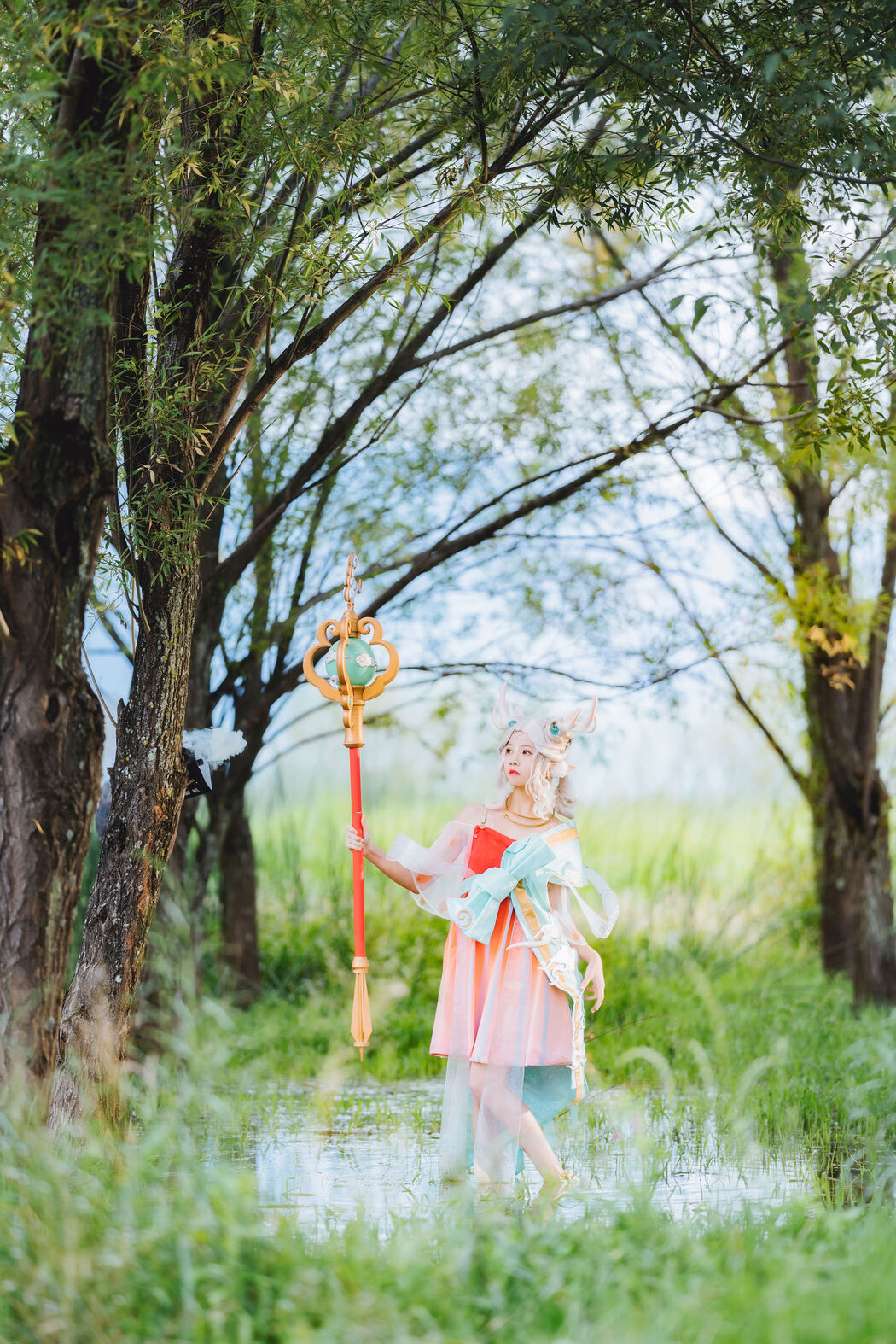 [Net Red COSER Photo] Cherry Peach Meow - Deer