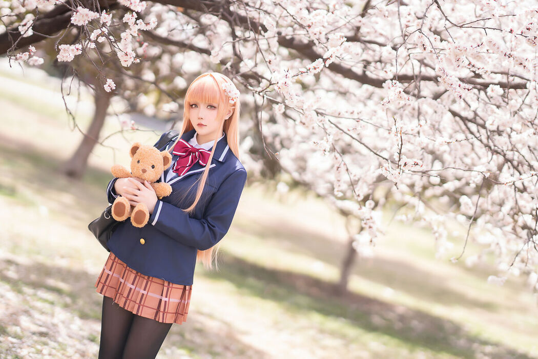 Coser@星之迟迟Hoshilily – 2024年04月计划赠品 邻家的天使同学-椎名真昼