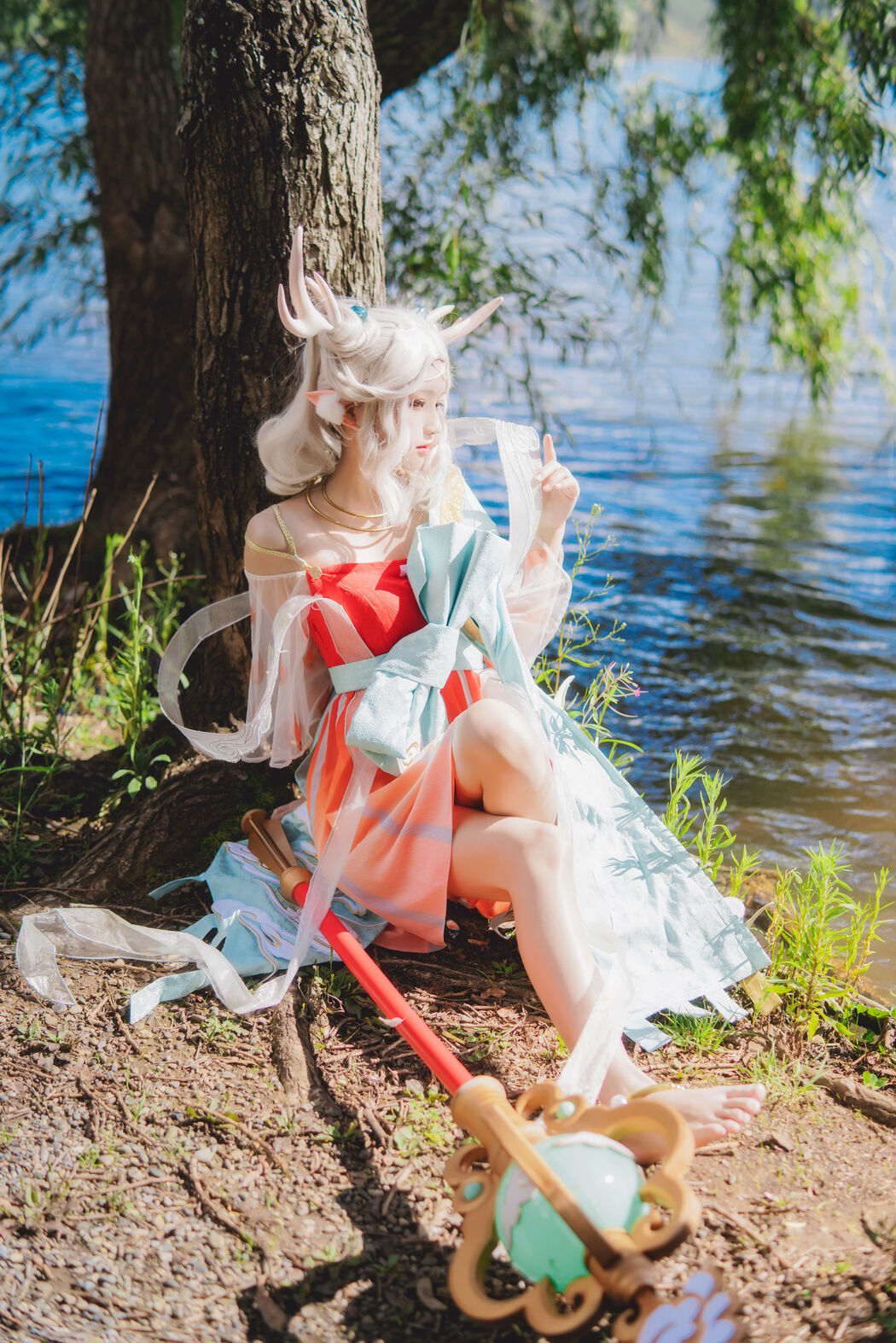 [Net Red COSER Photo] Cherry Peach Meow - Deer