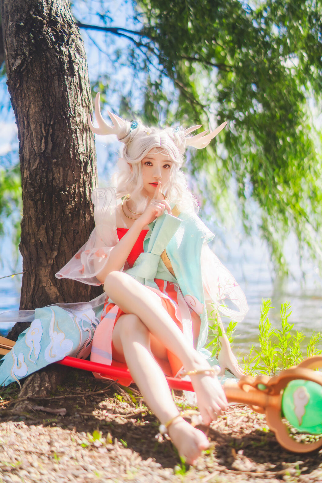 [Net Red COSER Photo] Cherry Peach Meow - Deer