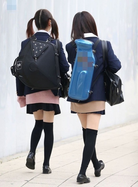  JK 絶対領域画像！ニーソ・ニーハイがエチエチ！