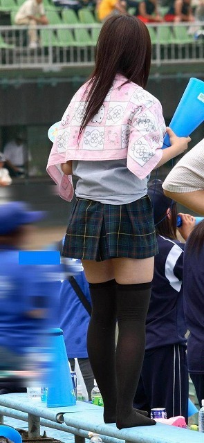  JK 絶対領域画像！ニーソ・ニーハイがエチエチ！