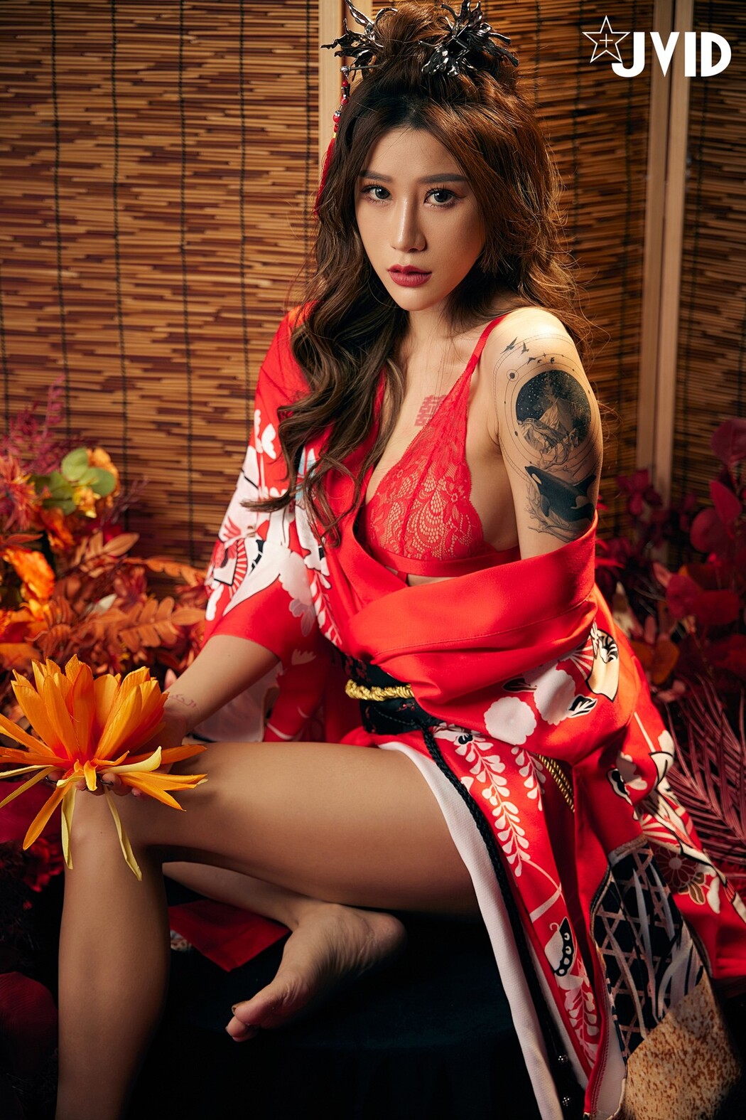 JVID精品 聖上寵幸首選～傾國傾城囍媚娘 婀娜多姿 酥胸外露 Set.01