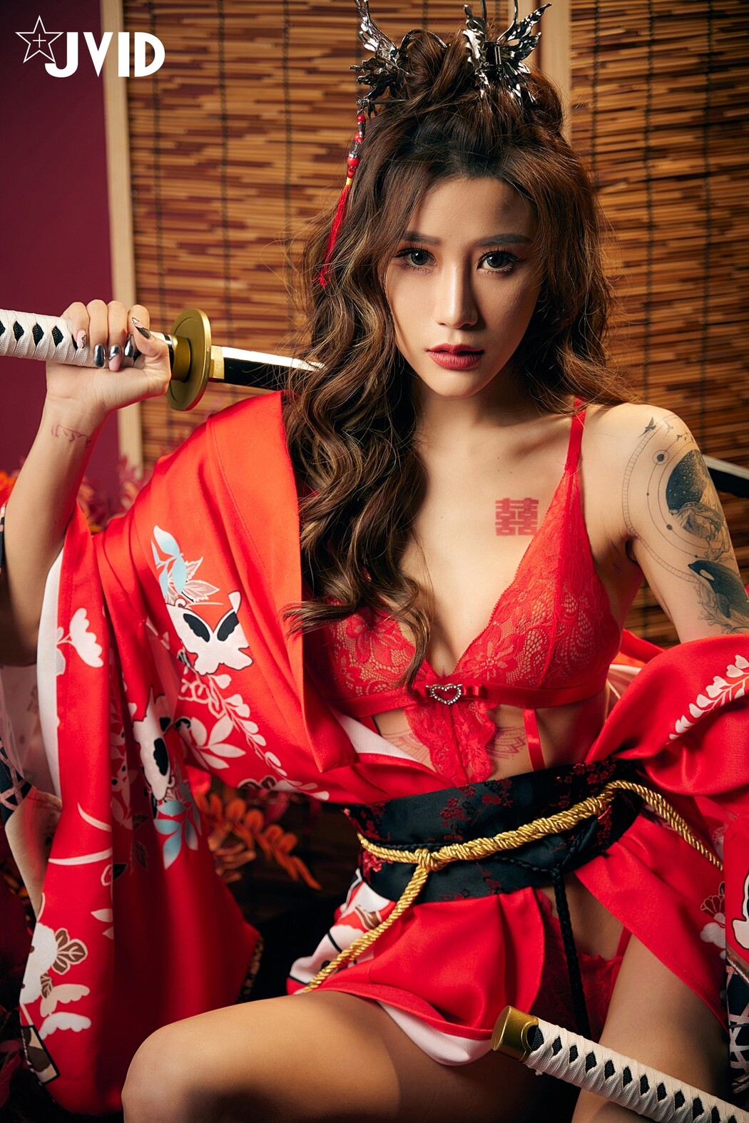 JVID精品 聖上寵幸首選～傾國傾城囍媚娘 婀娜多姿 酥胸外露 Set.01