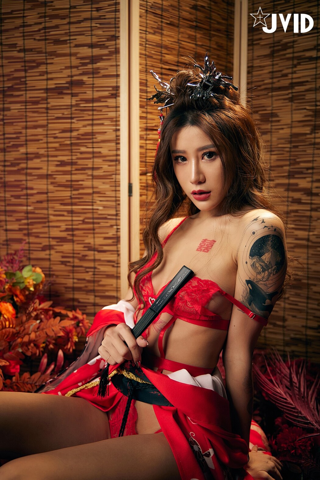 JVID精品 聖上寵幸首選~傾國傾城囍媚娘 婀娜多姿 酥胸外露 Set.01