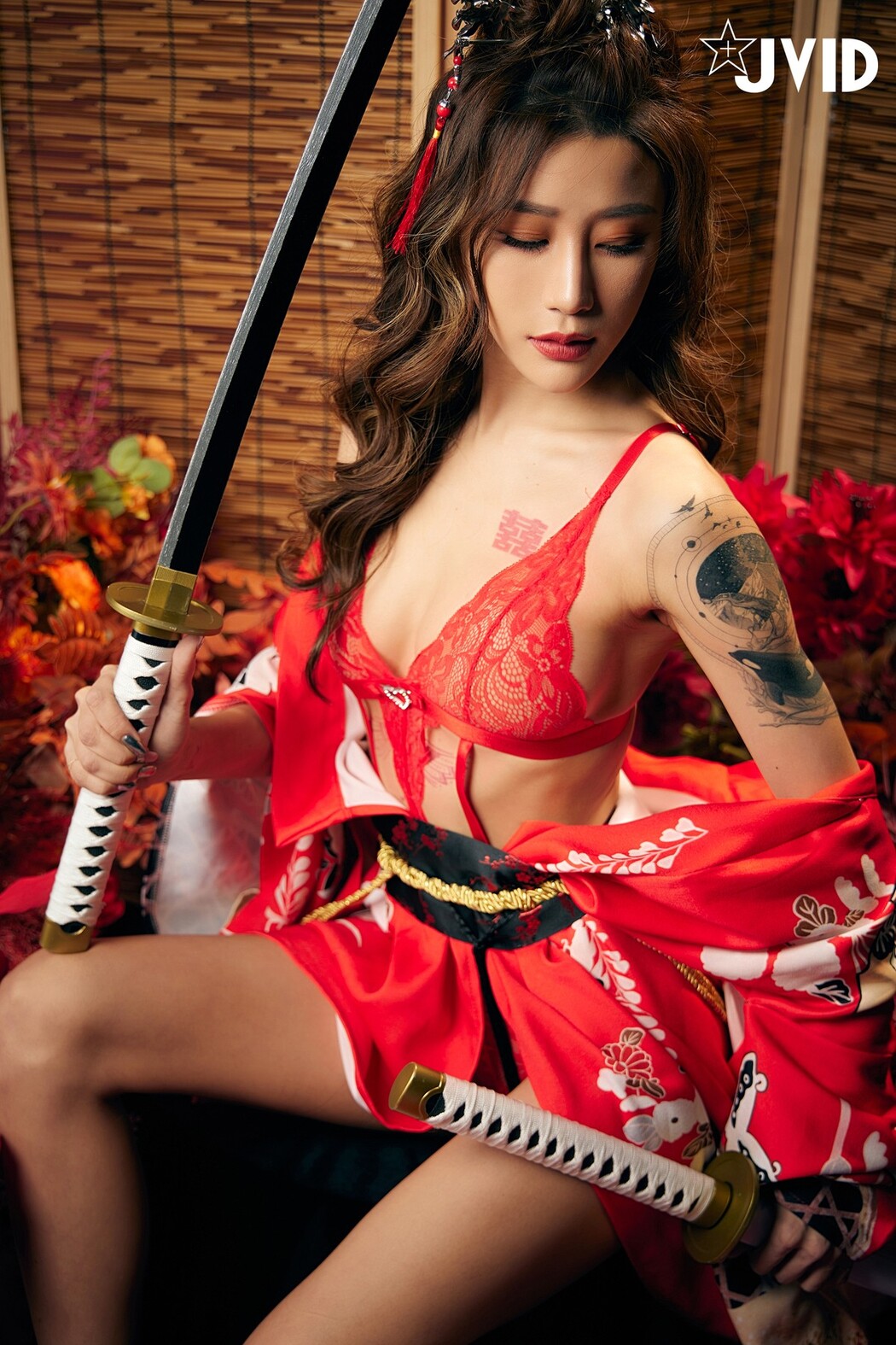 JVID精品 聖上寵幸首選～傾國傾城囍媚娘 婀娜多姿 酥胸外露 Set.01