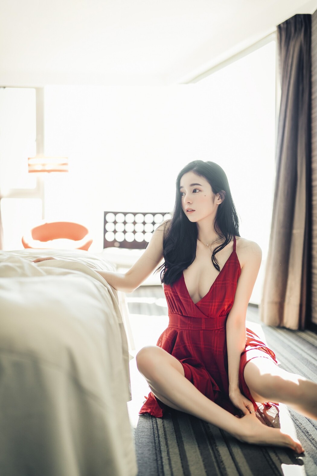 JVID精品 🔞仙仙辰 透明罩衫 透明駱駝蹄內褲 濕潤黑絲 我的女友 這次有點色😈有點甜 Set.01 Cover Photo