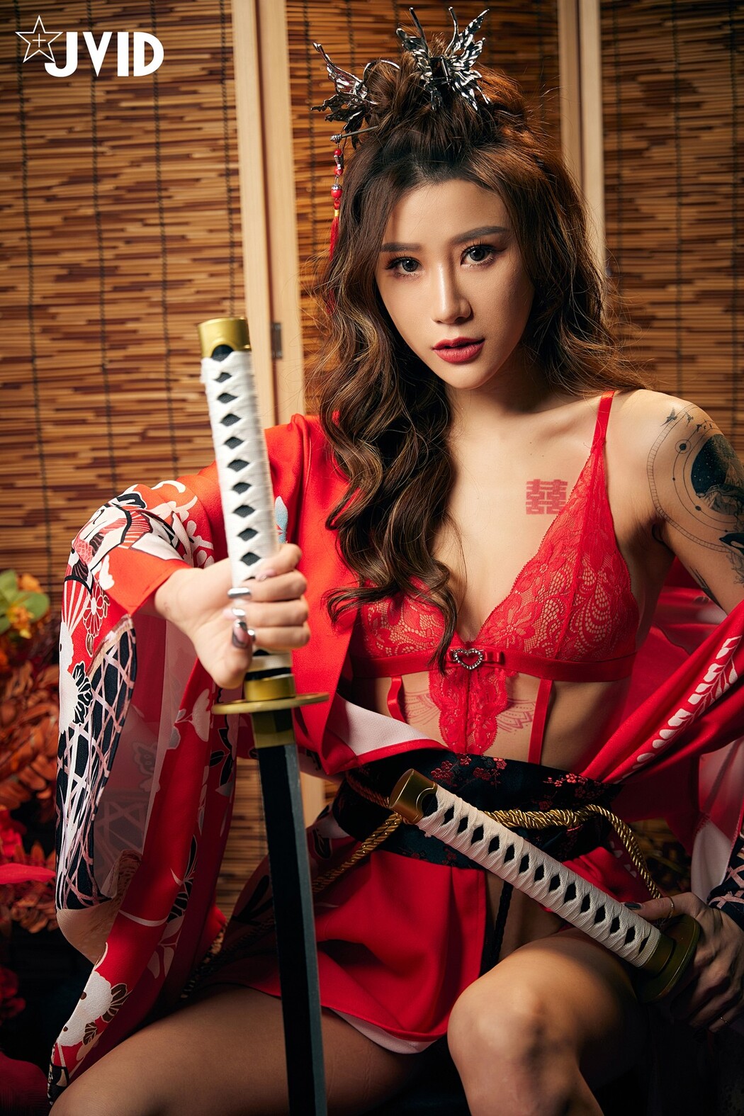 JVID精品 聖上寵幸首選～傾國傾城囍媚娘 婀娜多姿 酥胸外露 Set.01