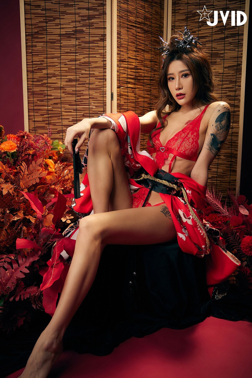 JVID精品 聖上寵幸首選~傾國傾城囍媚娘 婀娜多姿 酥胸外露 Set.01