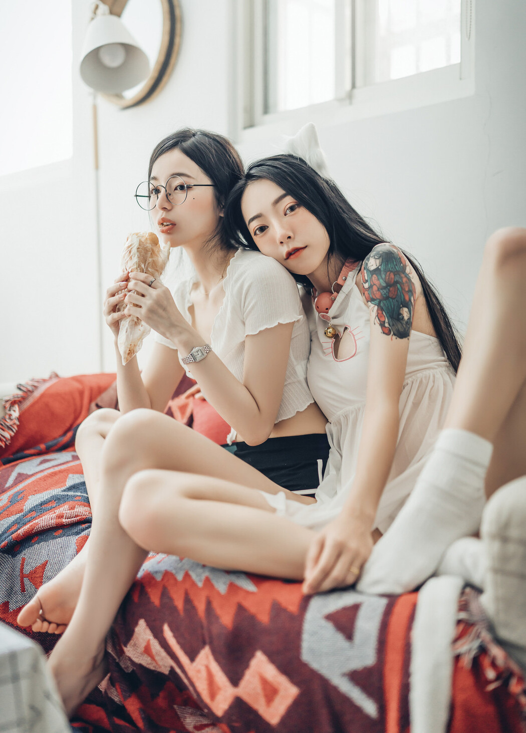 JVID精品 三位女神全裸合體🔞 宅女辰辰與她的兩隻貓咪飄飄 妍妍的性生活❤️ Vol.01 Set.01