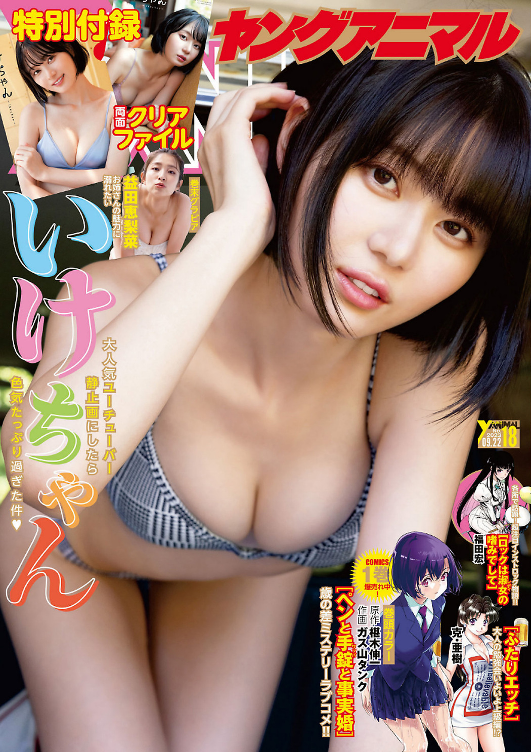 Ikechan いけちゃん, Young Animal 2023 No.18 (ヤングアニマル 2023年18号) Cover Photo