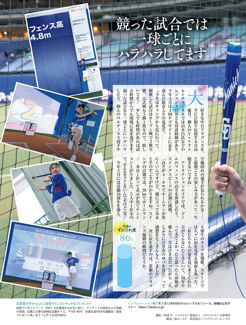 SKE48, Weekly SPA! 2023.06.13 (週刊SPA! 2023年6月13日号)