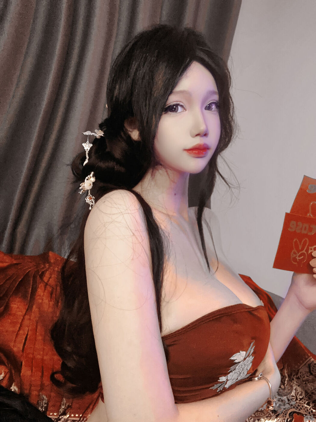 Coser@雪晴Astra – 浴巾束腰肚兜 Part2