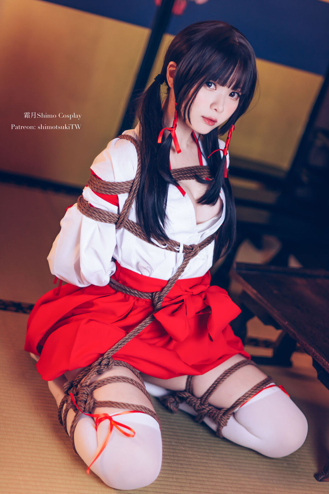 Coser@霜月shimo – 巫女捆绑