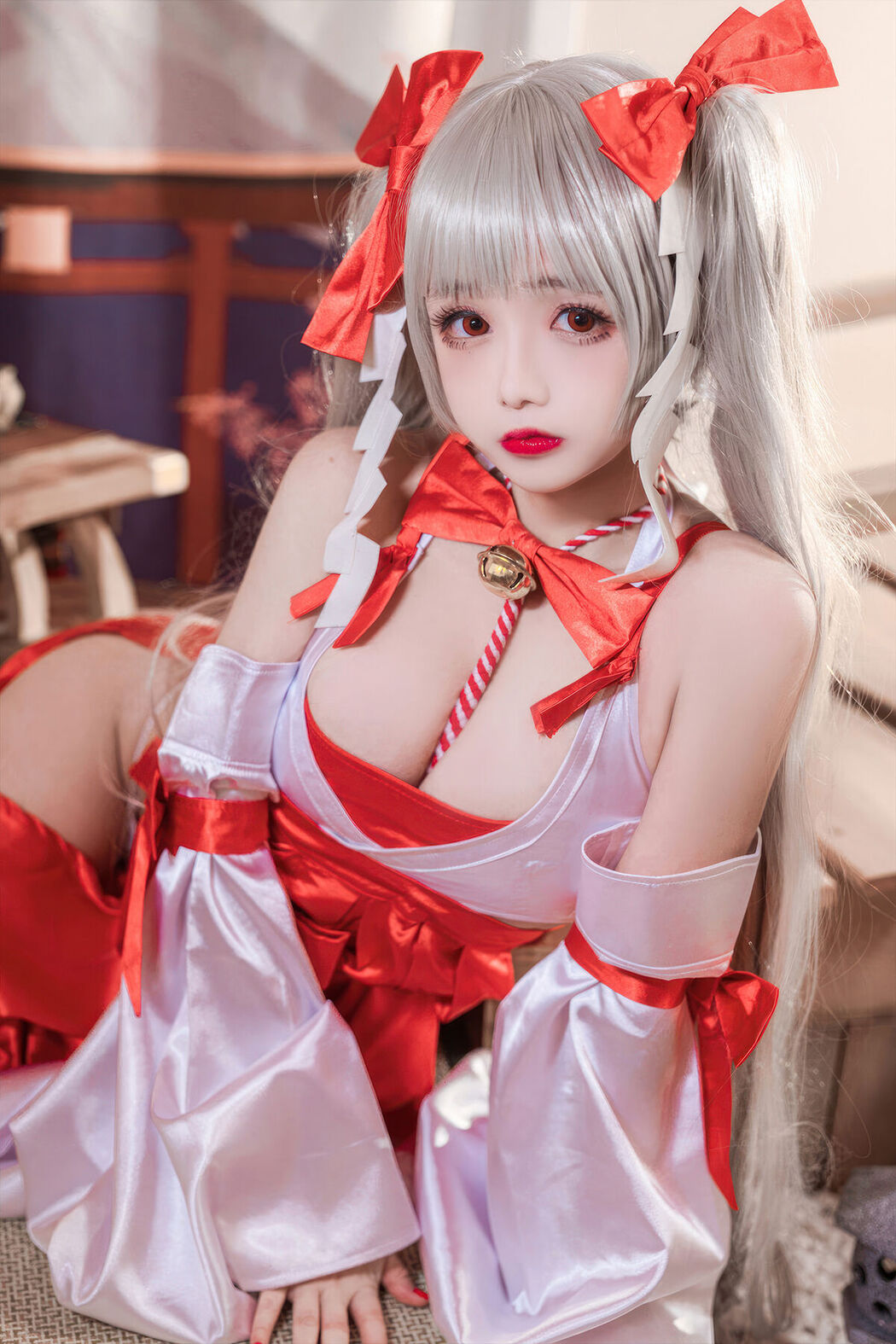 Coser@日奈娇 – 碧蓝航线 可畏巫女 Cover Photo